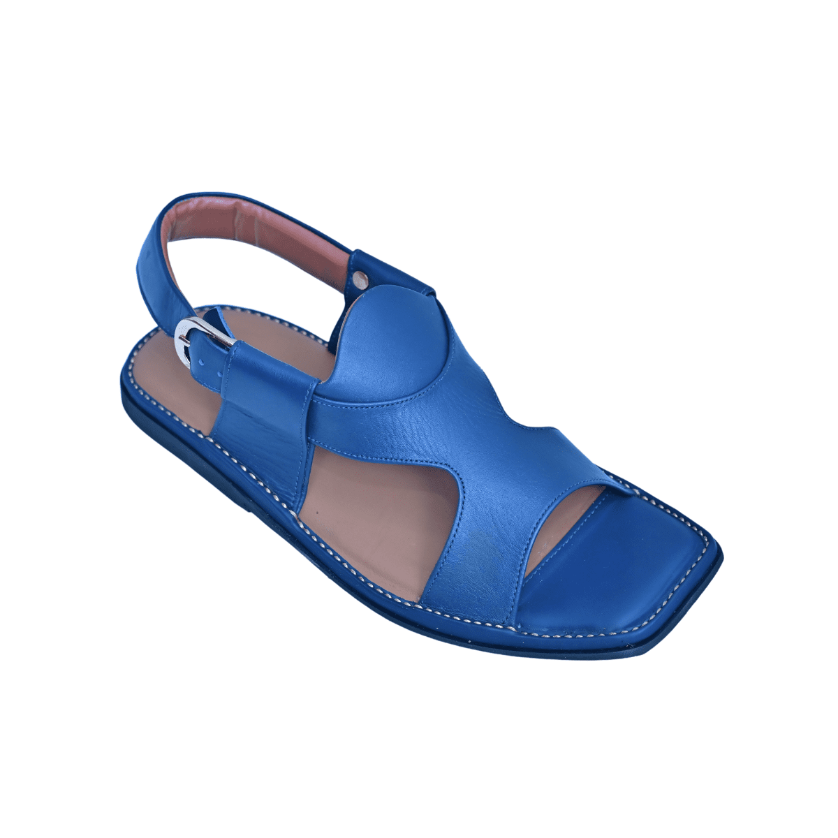 Panjadar Kohati Chappal Blue